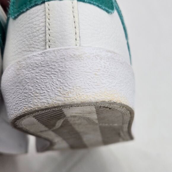 Size 7 - Nike Blazer Low '77 White Dark Green Aqua Black - D07394-991 Leather - Picture 7 of 11